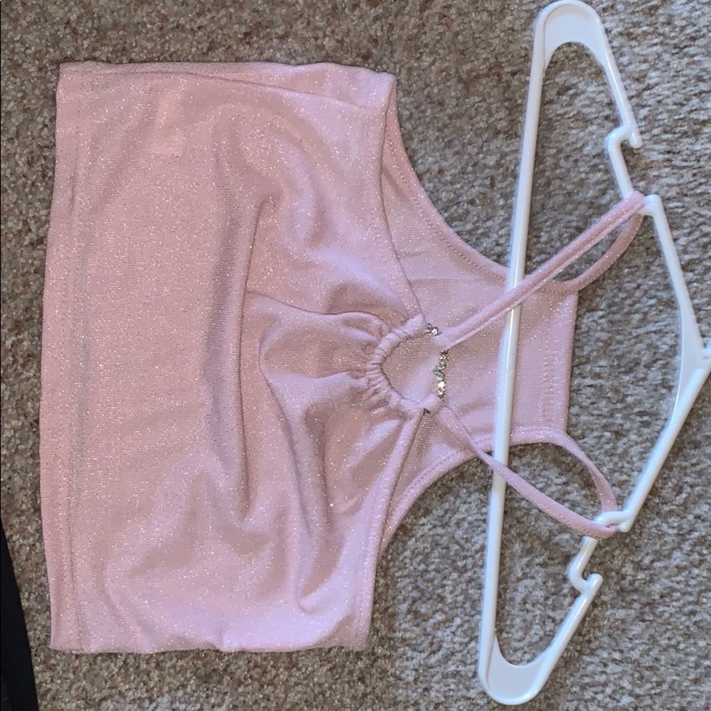 glitter tank top